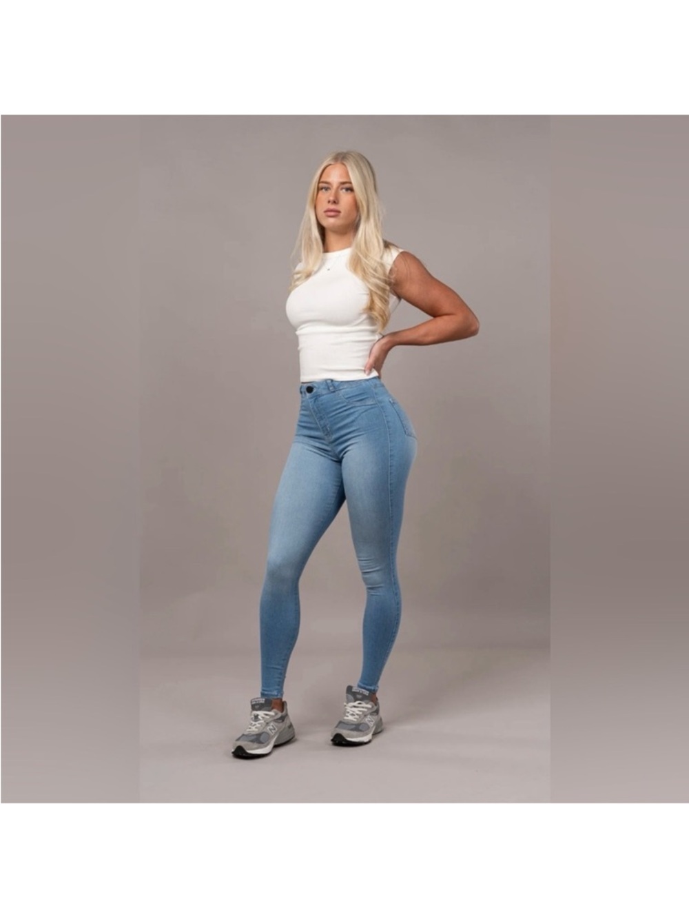 FIT JEANS Blue Skinny Jeans in size XS